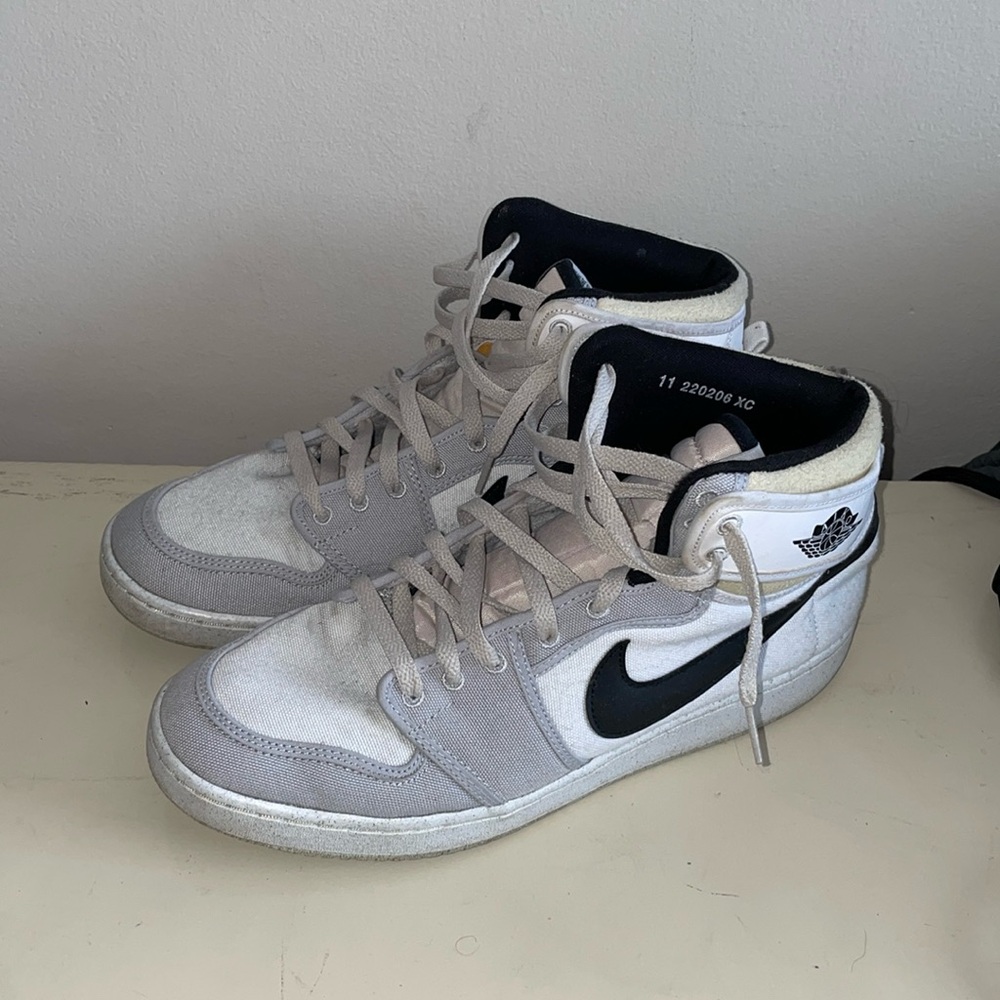 Air Jordan 1 KO White/Grey Fog Men's